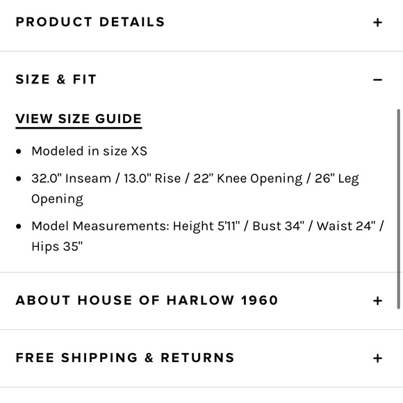 SOLD REVOLVE X House of Harlow 1960s Mona pants - Picture 4 of 4